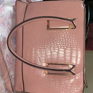 Pastel Pink Purse With strap